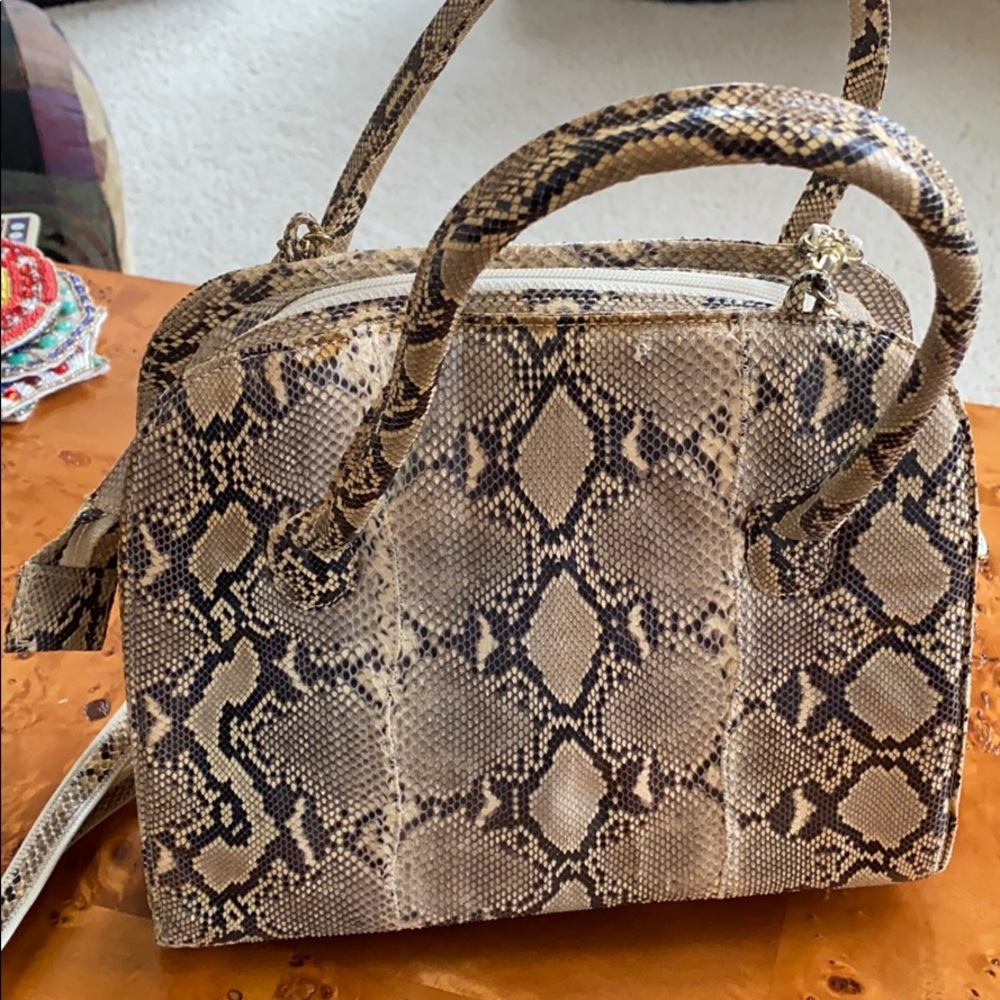 CARLOS FALCHI genuine snakeskin purse nwot - Picture 7 of 14